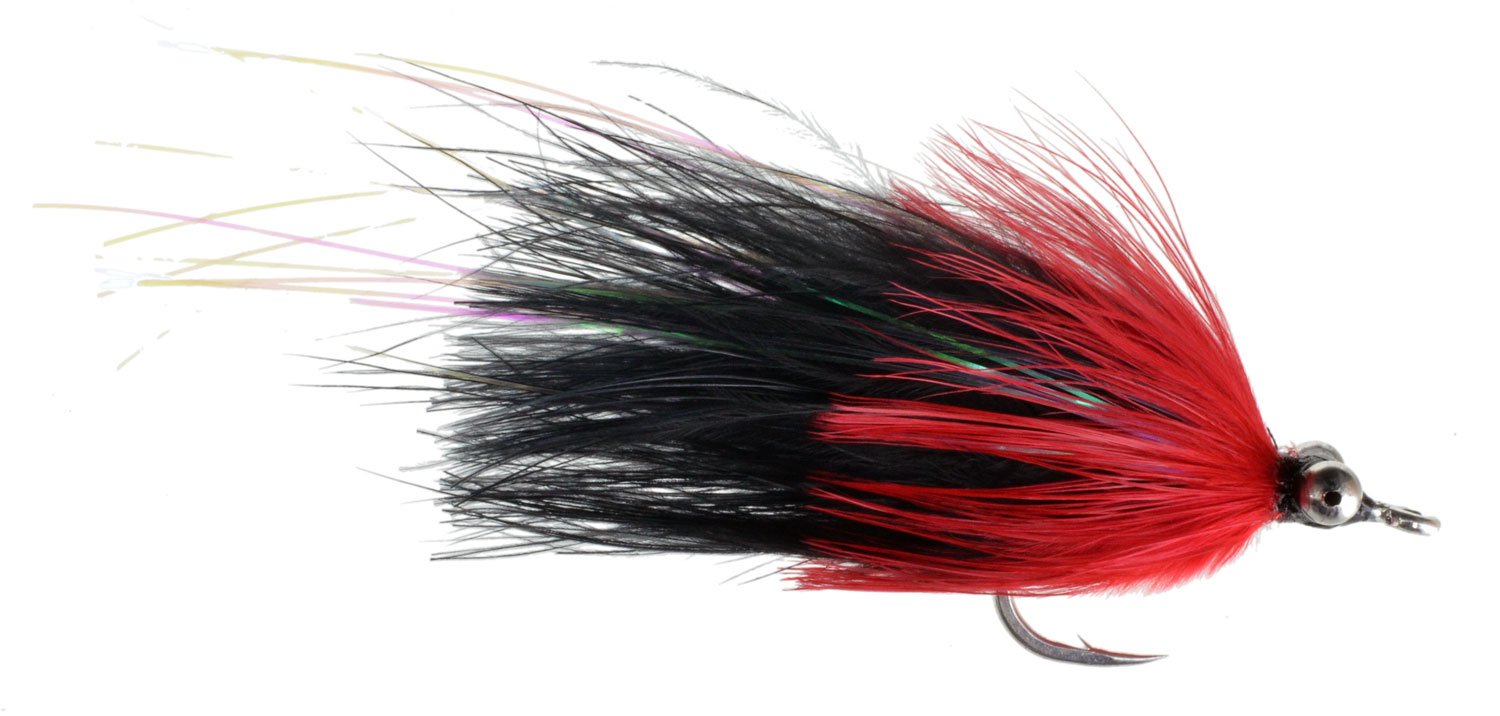 DR Dzonot Tarpon Fly - Black and Red Lead Eyes