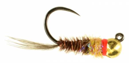 6 Flies - Tungsten Frenchie Jig Head Fly - Euro nymph Fishing