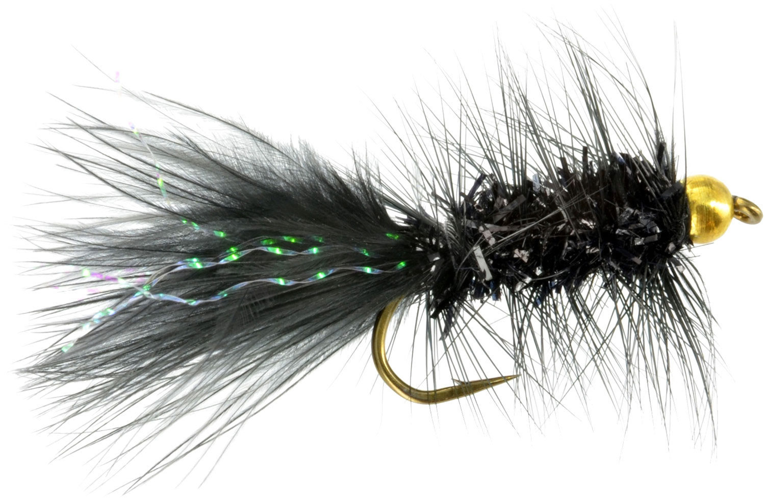 Beadhead Crystal Bugger - Black | Fly Fishing Flies For Less ...