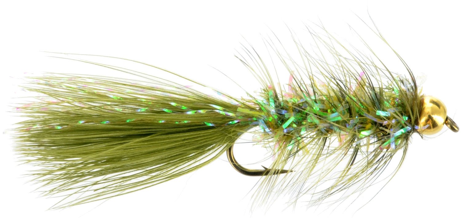 Beadhead Crystal Bugger - Olive | Fly Fishing Flies For Less ...