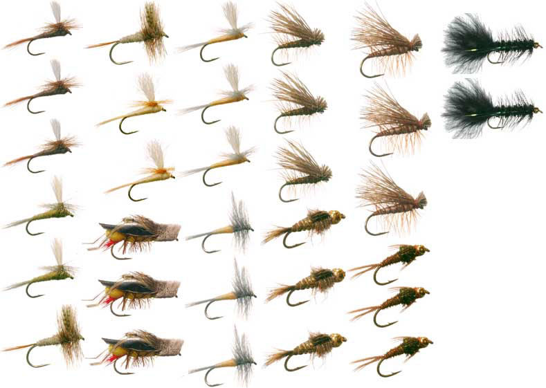 Eastern Collection: 32 Flies + Fly Box