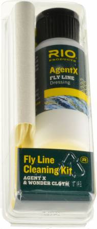 Rio Agent X & Wonder Cloth Fly Line Cleaning Kit