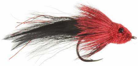 Tarpon Tantrum - Red & Black, Fly Fishing Flies For Less