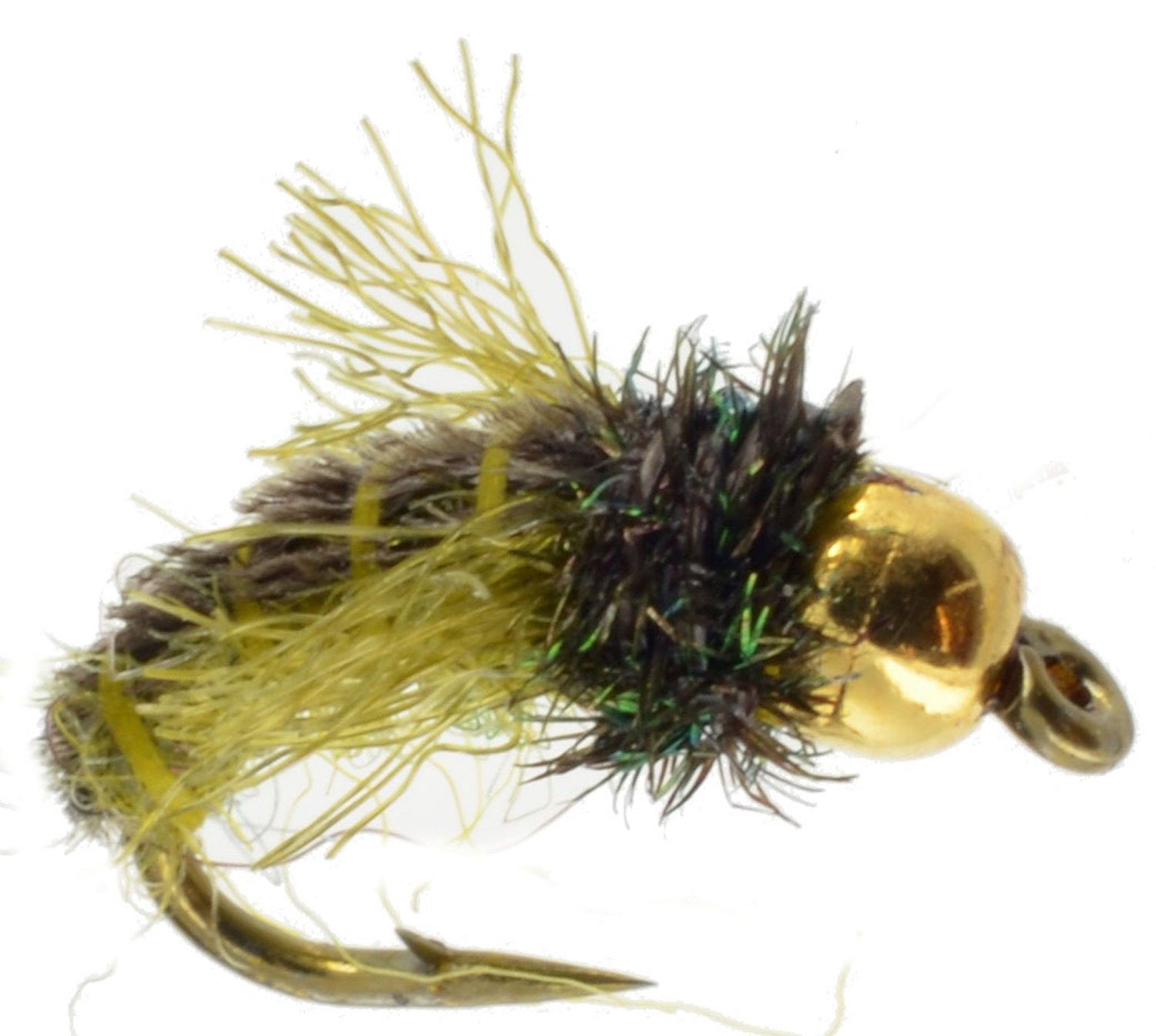 Z-Wing Caddis Pupa Olive - Tungsten Bead